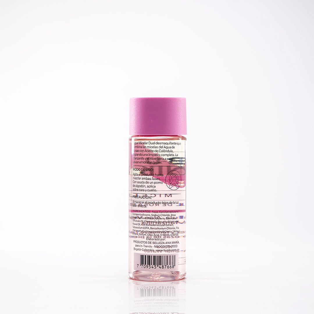 Agua Micelar Dual de Rosas