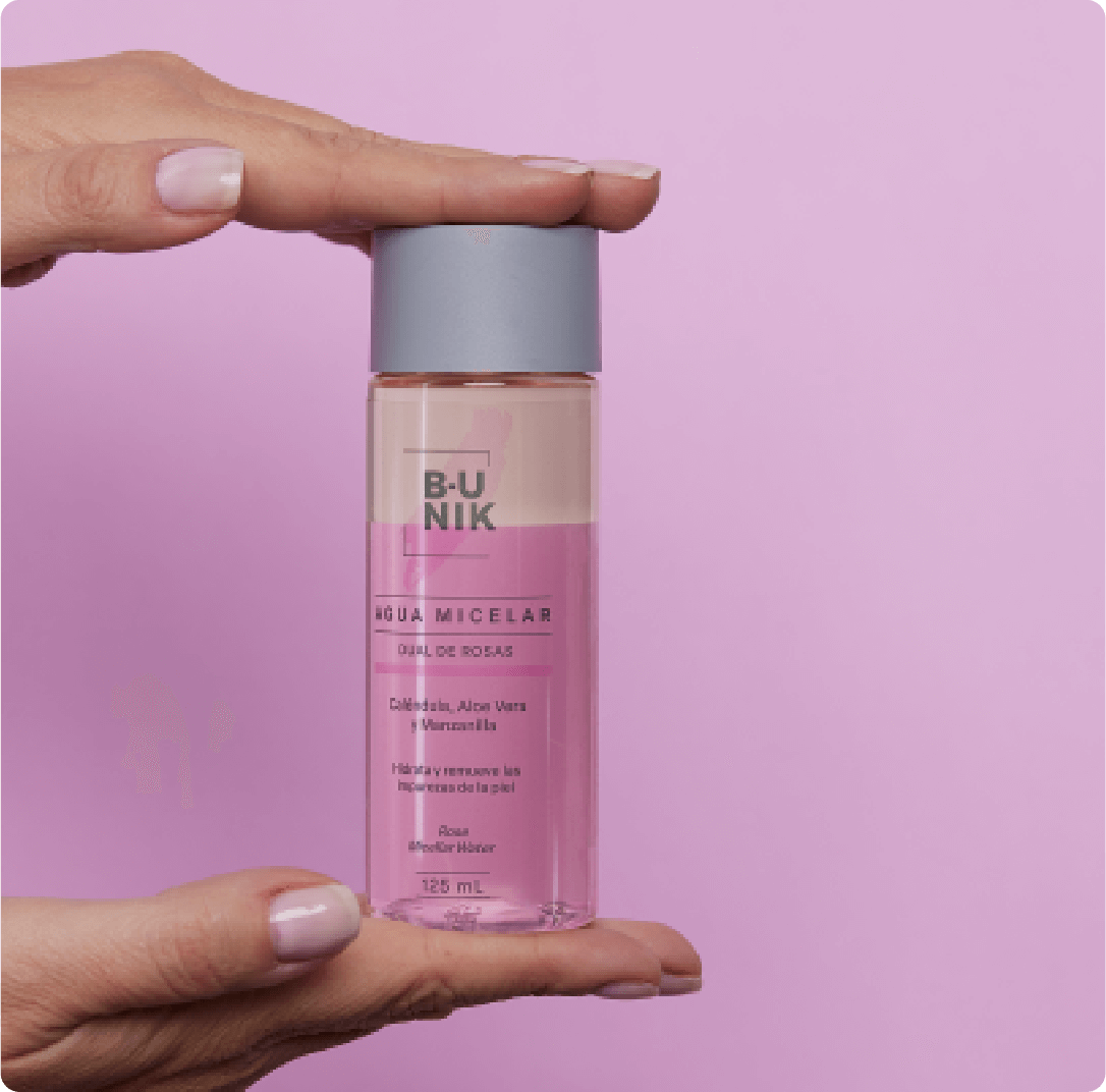 Agua Micelar Dual de Rosas