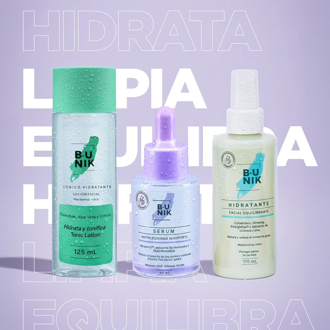 Trio de Hidratación